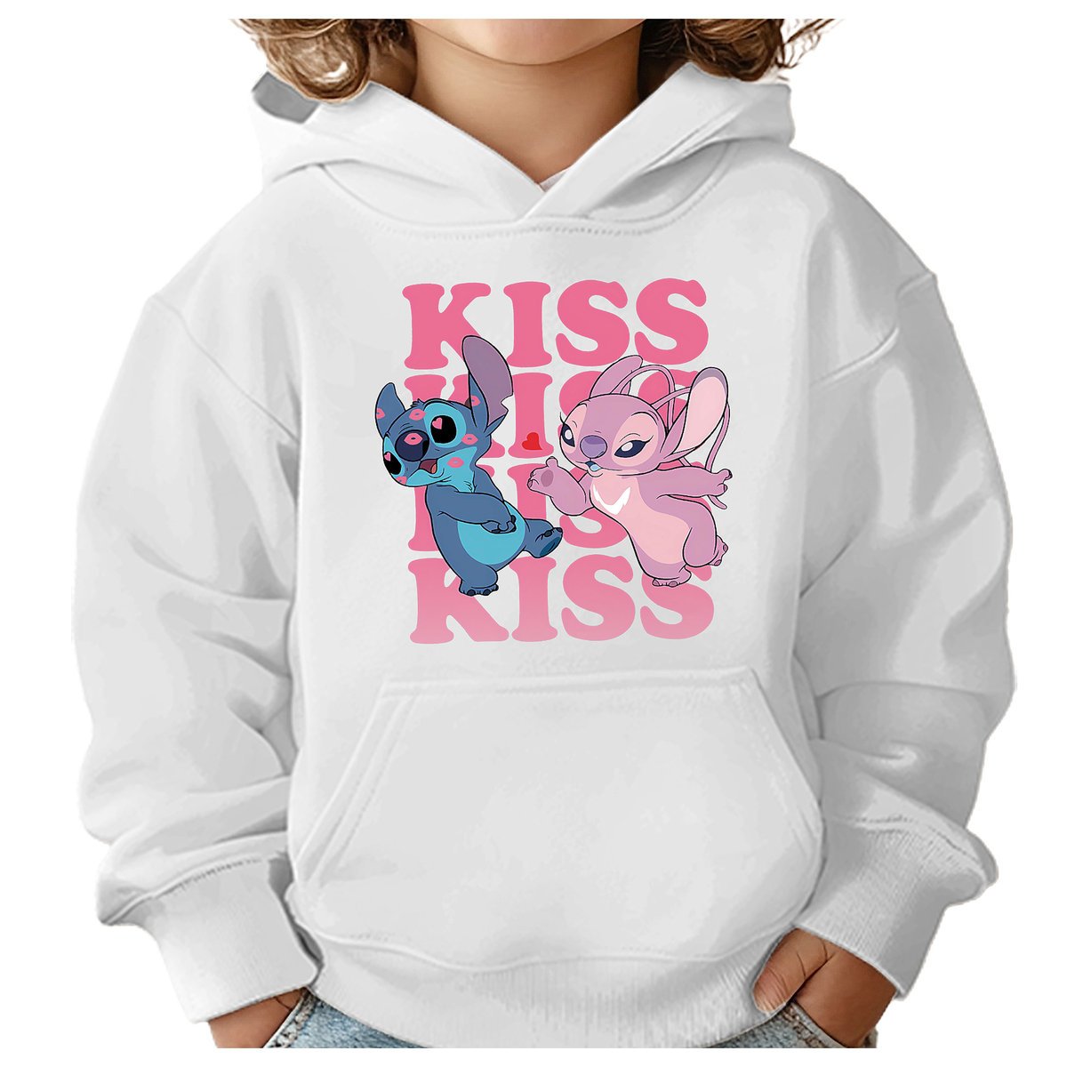 BLUZA DZIECIĘCA STITCH ANGEL ANDZIA KISS 134-140 CHŁOPIĘCA DZIEWCZĘCA