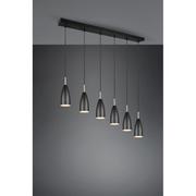 Lampy sufitowe - RL Farin lampa wisząca 6-punktowa czarna R30696032 R30696032 - miniaturka - grafika 1