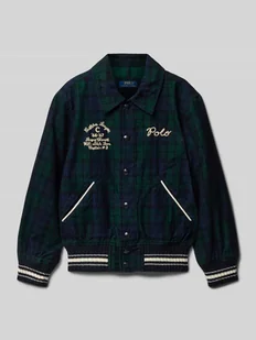 Bomberka z wyhaftowanym logo - Kurtki i płaszcze dla chłopców - miniaturka - grafika 1