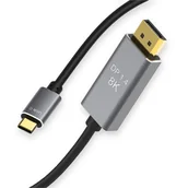 Kable komputerowe i do monitorów - Reagle Kabel Adapter Usb-C Do Displayport Dp 8K 4K 144Hz - miniaturka - grafika 1