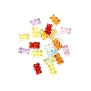 KORALIKI AKRYLOWE MISIE 17MM 20 SZTUK GRKO-151 DP CRAFT - Długopisy - miniaturka - grafika 1
