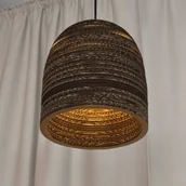 Lampy sufitowe - OSRAM Lampa wisząca BALL BELL, możliwość ściemniania, brązowy / rdzawy, papier / lunolit / lunopal - miniaturka - grafika 1