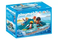 Figurki dla dzieci - Playmobil Rodzinna zabawa - 9424 Water bike with slide 9424 - miniaturka - grafika 1