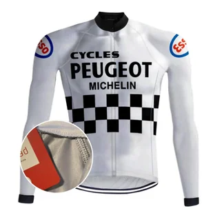 Camisola de ciclismo Peugeot Branco - RedTed - Bluzy na rower - miniaturka - grafika 1