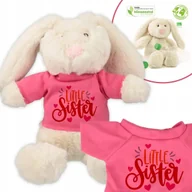 Maskotki i pluszaki - Miś Przytulanka EKO Króliczek LITTLE SISTER Wzory - miniaturka - grafika 1