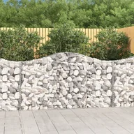 Pozostałe narzędzia ogrodowe - vidaXL Kosze gabionowe, 50 szt, 200x30x100/120cm, galwanizowane żelazo - miniaturka - grafika 1