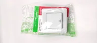 Wyłączniki światła i elektryczne - Schneider Electric Przycisk LEONA Biały - miniaturka - grafika 1