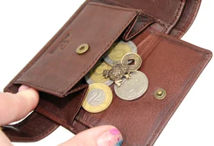 Portfel Męski Skórzany EL FORREST Mały Z Zapinką Skóra Bydlęca Poziomy 916 22 RFID BRĄZOWY 11 x 8 x 2 [cm] - Portfele - miniaturka - grafika 9