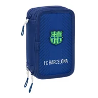 Piórniki - Piórnik potrójny F.C. Barcelona Granatowy 12,5 x 19,5 x 5,5 cm 37 Części - miniaturka - grafika 1