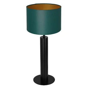 Luminex Table lamps 3666 Lampa stołowa lampka 1x60W E27 czarny/zielony/złoty - Lampy stojące - miniaturka - grafika 1