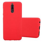 Etui i futerały do telefonów - Etui Pokrowiec Do Huawei MATE 10 LITE / NOVA 2i Obudowa w FROST CZERWONY TPU Silikon Case Cover Ochronny Plecki Cadorabo - miniaturka - grafika 1