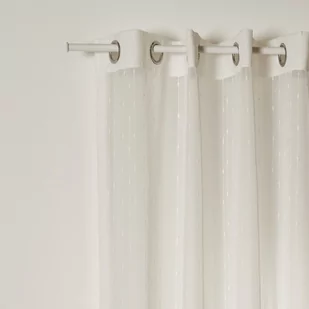 Sinsay - Zasłona - Biały - Zasłony - miniaturka - grafika 1
