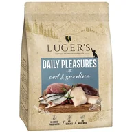 Sucha karma dla kotów - Karma dla kota suszona LUGER'S Daily Pleasures Dorsz z sardynką 1 kg - miniaturka - grafika 1