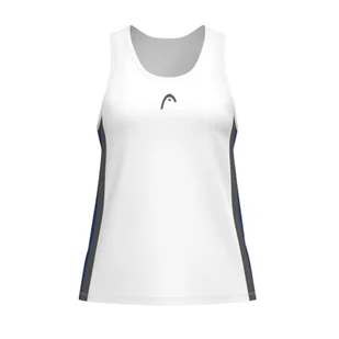 HEAD Club 25 Tech Tank Top Women, royal White - Koszulki i topy damskie - miniaturka - grafika 1