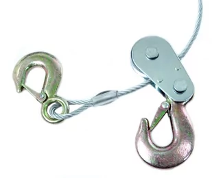 Wyciągarka wciągarka linowa uciąg 4 tony podwójne zębatki hak SILVER - Wciągarki - miniaturka - grafika 3