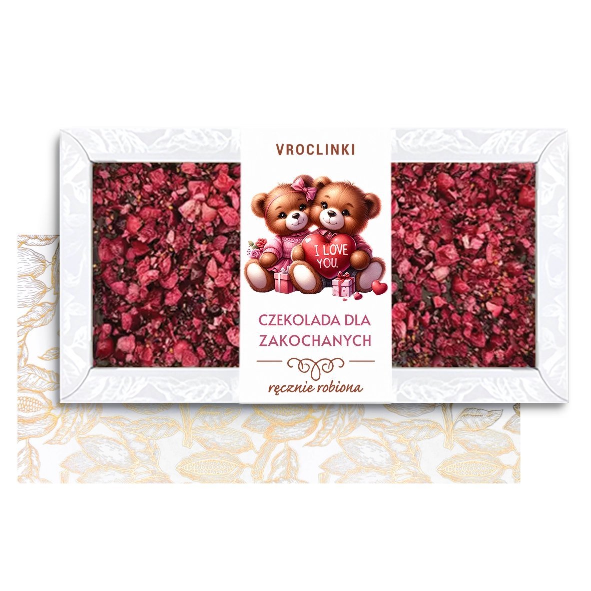 Czekolada Deserowa z Żurawiną - Walentynki (80g)