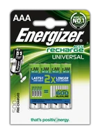 Ładowarki i akumulatory - Energizer Akumulator Universal AAA / R03 500mAh 4 szt. - miniaturka - grafika 1