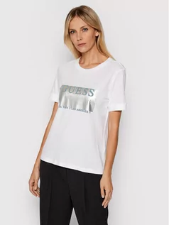Koszulki i topy damskie - Guess T-Shirt W1BI04 K46D1 Biały Regular Fit - grafika 1