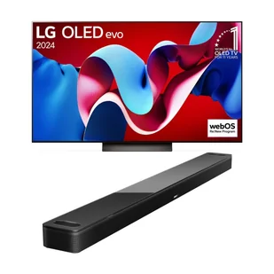 LG OLED65C45LA telewizor OLED evo 4K 65 cali + Bose Smart Ultra soundbar (komplet/czarny) - Soundbary - miniaturka - grafika 1