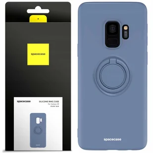 Spacecase Etui Silicone Ring Galaxy S9 blue - Etui i futerały do telefonów - miniaturka - grafika 1