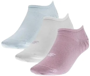 Skarpetki stopki przed kostkę 4F 3-pack USOCF274-90S - Skarpetki damskie - miniaturka - grafika 1