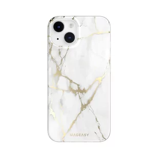 SwitchEasy Marbele etui do iPhone 14 (champagne white) - Etui i futerały do telefonów - miniaturka - grafika 1