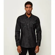 Koszule męskie - Dsquared2 Jeansowa koszula Classic Western Regular Fit - miniaturka - grafika 1