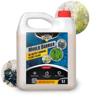 Preparat na Grzyby Domowe Pleśń i Glony NO PEST Płyn Środek do Usuwania Grzyba Domowego Pleśni i Glonów Mould Barrier 5L - Dezynfekcja - miniaturka - grafika 1