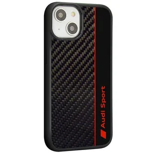 Etui Audi Carbon Fiber Stripe na iPhone 14 - czarne AUS-TPUPCIP14-R8/D1-BK - Etui i futerały do telefonów - miniaturka - grafika 2