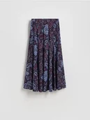 Spódnice - Reserved - Spodnica w autorski wzór - wielobarwny - miniaturka - grafika 1