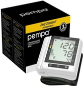 Termometry - Automatyczny ciśnieniomierz nadgarstkowy ze wskaźnikiem ryzyka nadciśnienia - czytelny wyświetlacz, pamięć wyników + etui (Pempa BP50) - miniaturka - grafika 1