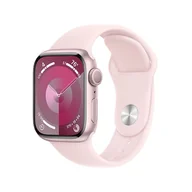 Smartwatch - APPLE Watch 9 GPS 45mm Aluminium Sport M/L Różowy - miniaturka - grafika 1