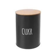 Pojemniki kuchenne - Orion Pojemnik blaszany na cukier BLACK - miniaturka - grafika 1