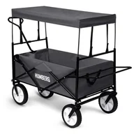Wózki magazynowe - Wózek transportowy, składany, 80L, Humberg, czarny - miniaturka - grafika 1
