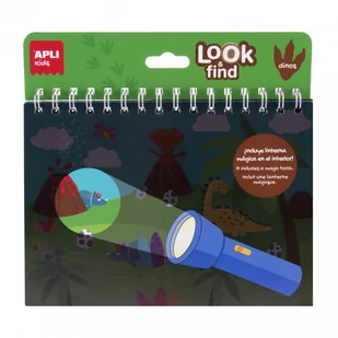 Książeczka z magiczną latarką Dinozaury - Mały naukowiec - miniaturka - grafika 1