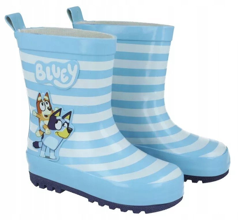 BLUEY PIESKI BAJKOWE KALOSZE GUMOWCE GUMIAKI DLA DZIECI WIOSNA LATO NAD MORZE 23
