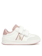 Buty dla dziewczynek - Polo Ralph Lauren Sneakersy Heritage Court III T-Toe Ez RL03360101 Biały - miniaturka - grafika 1