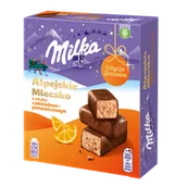 Bombonierki i czekoladki - Milka Alpejskie Mleczko Pomarańczowe 330g - miniaturka - grafika 1