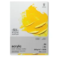 Podobrazia, bloki, papiery - Blok do akrylu, A4, 15 arkuszy, Winsor&Newton - miniaturka - grafika 1