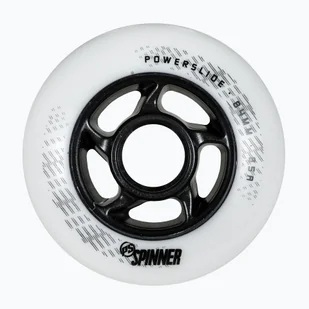Kółka do rolek Powerslide Spinner 84 mm/88A 4 szt. white - Akcesoria do skatingu - miniaturka - grafika 1