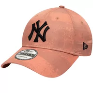 Czapki męskie - New Era MLB 9FORTY New York Yankees Print Cap 60298661, Kobieta/Mężczyzna, Czapka z daszkiem, Różowy - miniaturka - grafika 1