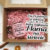 Gadżety dla niej i dla niego - Kubek dla Mamy z okazji Dnia Matki - COŚ CI POWIEM W SEKRECIE JESTEŚ NAJLEPSZĄ MAMĄ NA ŚWIECIE - miniaturka - grafika 1