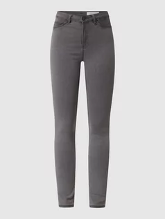 Spodnie damskie - Jeansy o kroju skinny fit z dodatkiem wiskozy model ‘Callie’ - grafika 1
