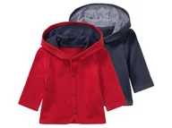 Bluzy i sweterki niemowlęce - lupilu® Kurteczka niemowlęca z biobawełny, 2 sztuki (50/56, Granatowy/czerwony) - miniaturka - grafika 1