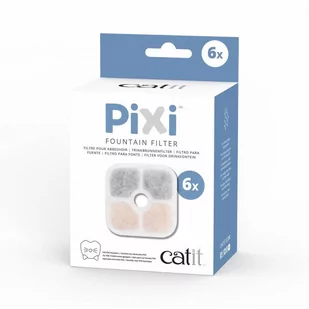 Catit CATIT PIXI Filtr do poidła Pixi Fountain 6szt CH-7223 - Miski dla kotów - miniaturka - grafika 1