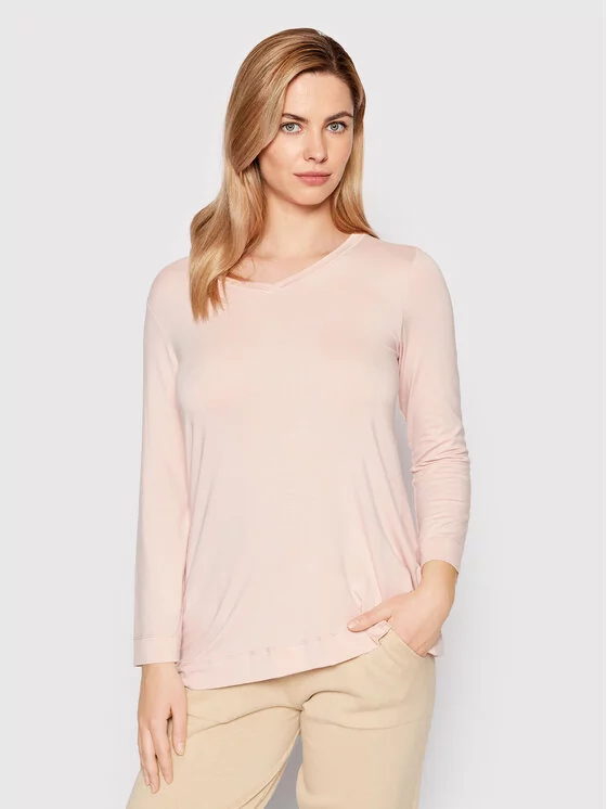 Benetton United Colors Of Koszulka piżamowa 39HL3M862 Różowy Regular Fit