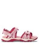 Buty dla dziewczynek - Jack Wolfskin Sandały 2 In 1 Sandal 4046421 Różowy - miniaturka - grafika 1