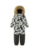 Kombinezony dla dzieci - Reima Kombinezon zimowy Kipina 5100040C Czarny Regular Fit - miniaturka - grafika 1