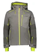 Kurtki narciarskie - SPYDER Kurtka narciarska "Leader" w kolorze szarym - miniaturka - grafika 1