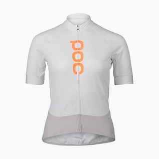 Koszulki rowerowe - Koszulka rowerowa damska POC Essential Road Logo biała 53300 | WYSYŁKA W 24H | 30 DNI NA ZWROT - grafika 1